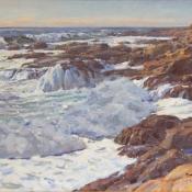 Heavy Surf at Bass Rocks